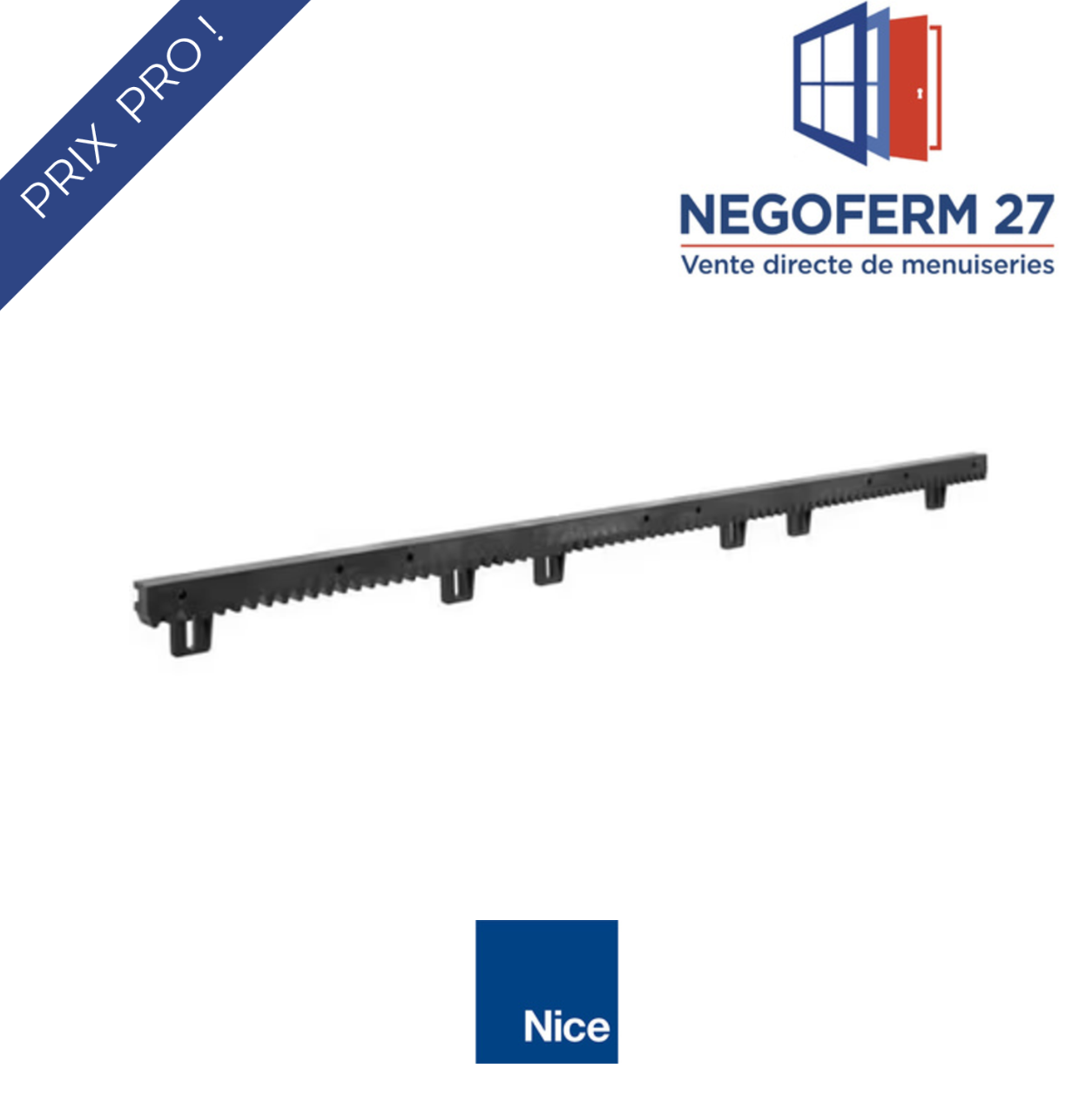 Crémaillère nylon - SIR6 NICE compatible toute marque