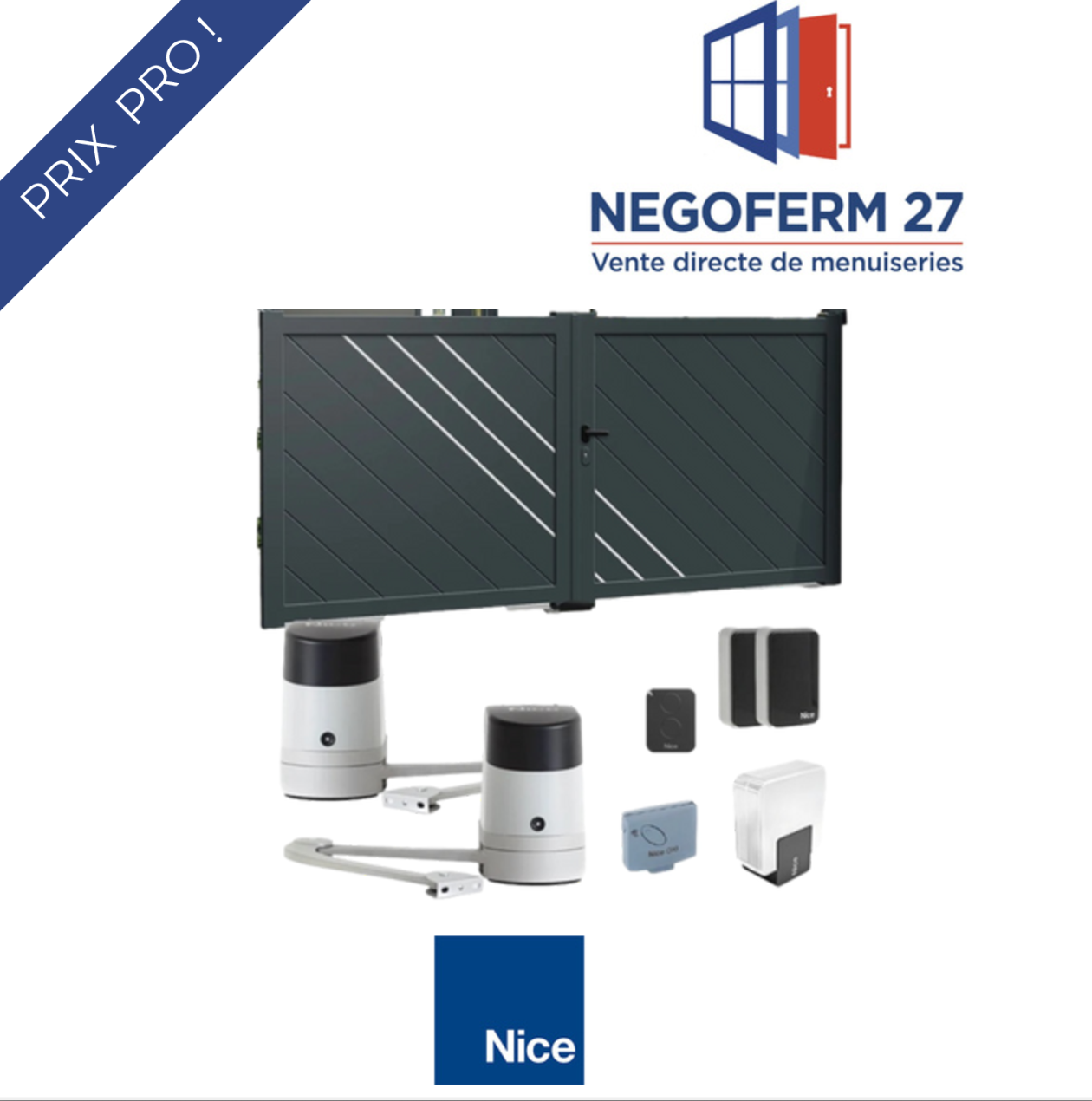 Kit motorisation à bras articulés HOPPKIT NICE