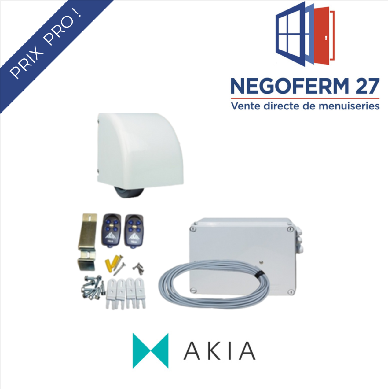 Motorisation portail battant STARPRO 24V AKIA