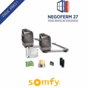 Motorisation de Portail Battant SOMFY Axovia 3S io – Pack Confort